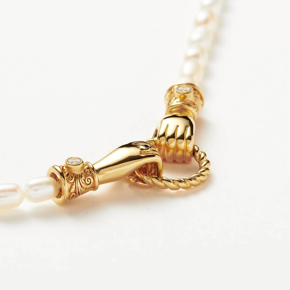 Harris Reed Hands Pearl Bracelet